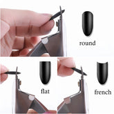 UV Gel False Nail Tips Trimmer Clipper Cutter Stainless Steel Acrylic Nails Edge Clipper Nipper Manicure Nail Cure Tools